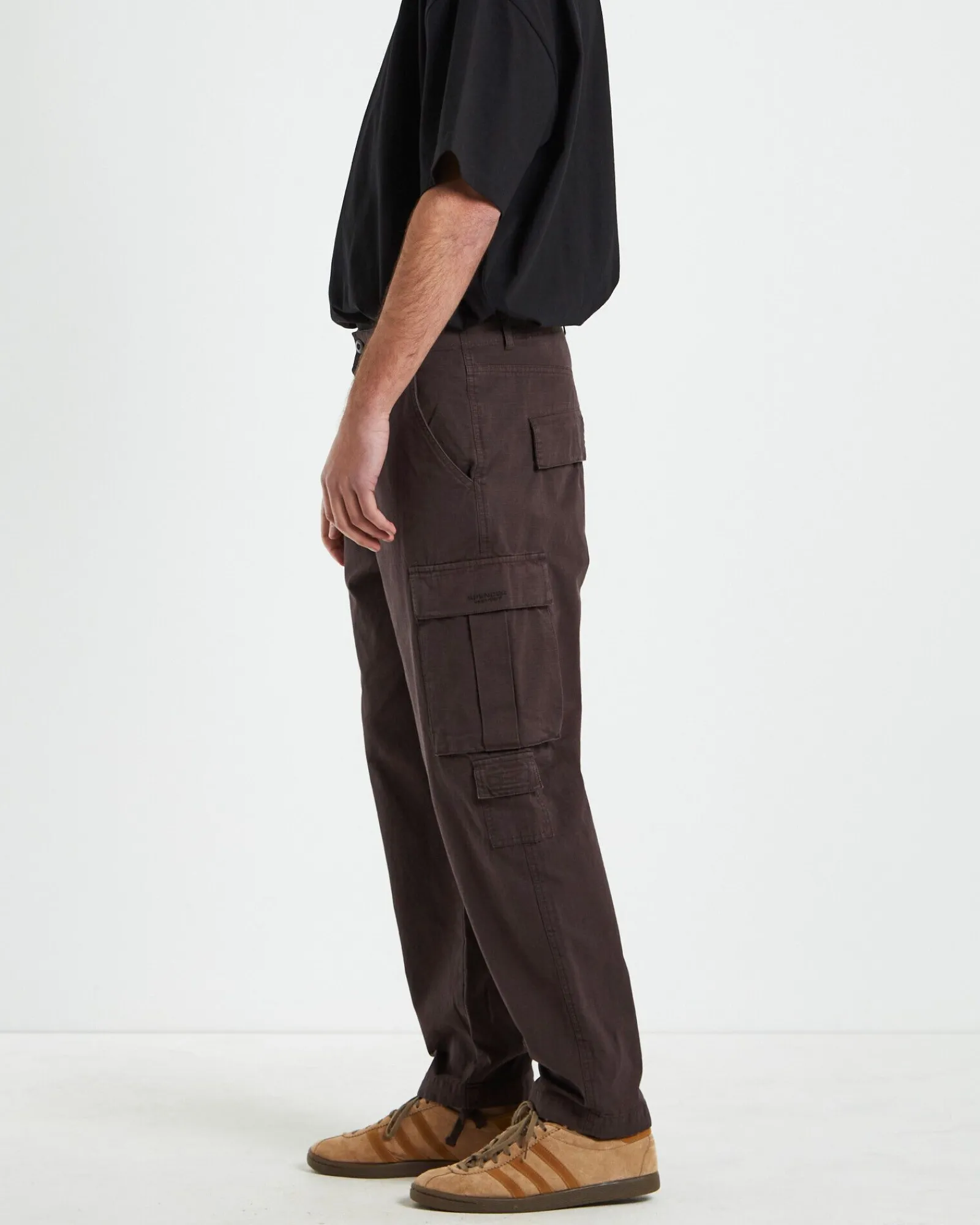 surplus_ripstop_cargo_pan_3.webp Hot SPENCER PROJECT Surplus Ripstop Cargo Pants In Umber Brown