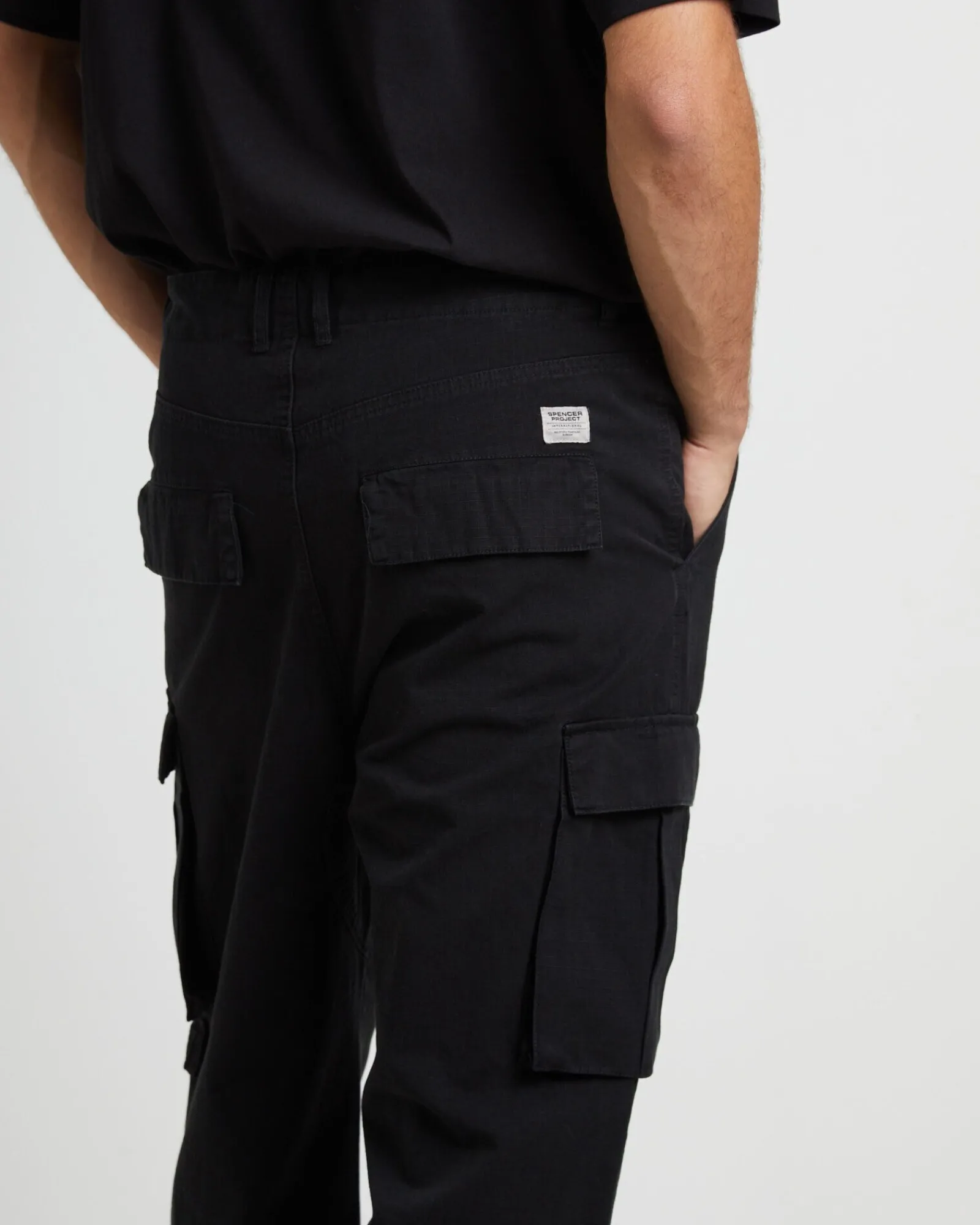 surplus_ripstop_cargo_pan_4-1.webp Cheap SPENCER PROJECT Surplus Ripstop Cargo Pants In Black