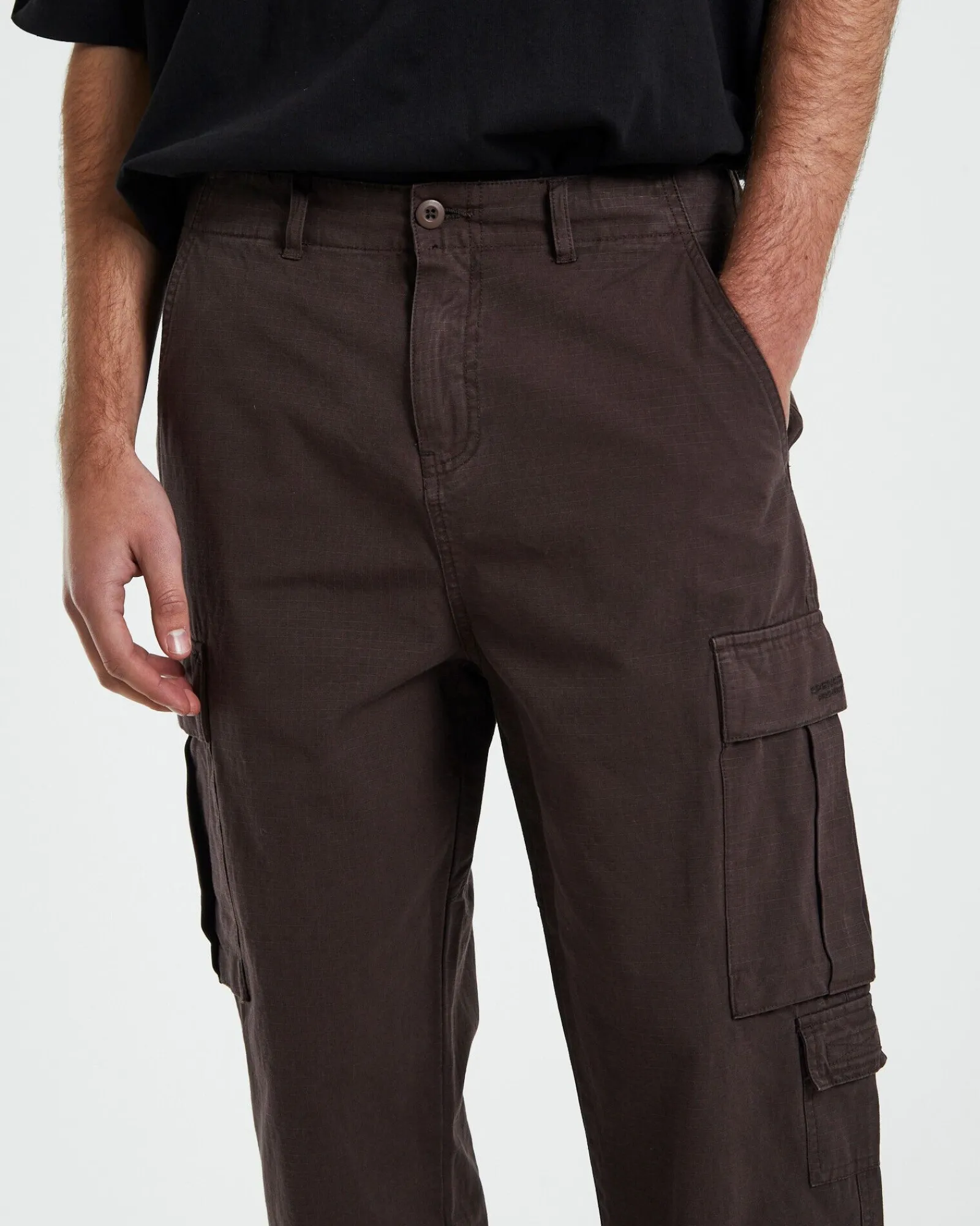 surplus_ripstop_cargo_pan_5.webp Hot SPENCER PROJECT Surplus Ripstop Cargo Pants In Umber Brown