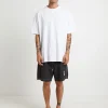 Cheap FORMER Swan Baggy Trunk Boardshorts In Black