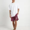 Discount FORMER Swans Baggy Trunk Boardshorts In Crimson