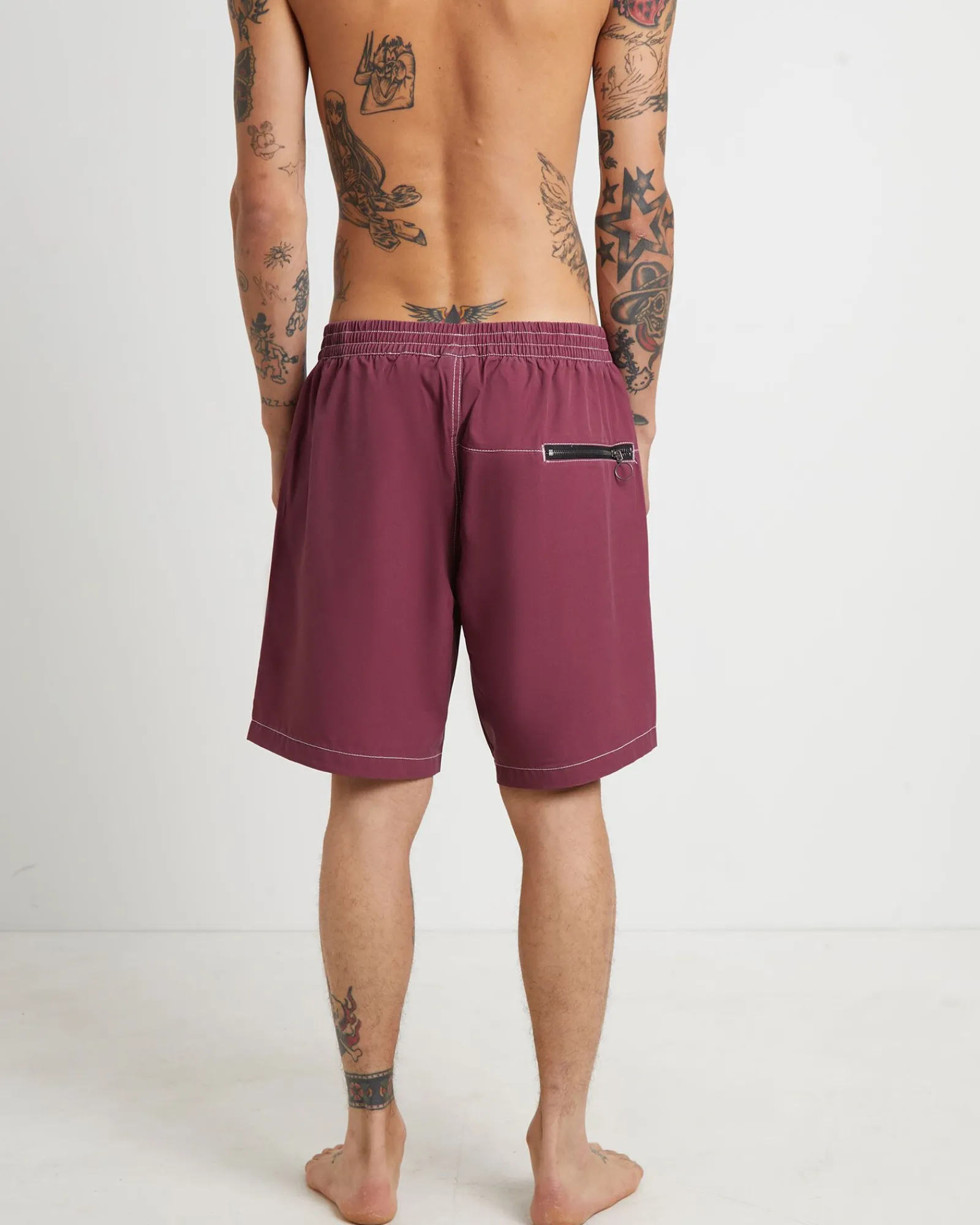 swans_baggy_trunk_boardsh_1-1.webp Discount FORMER Swans Baggy Trunk Boardshorts In Crimson