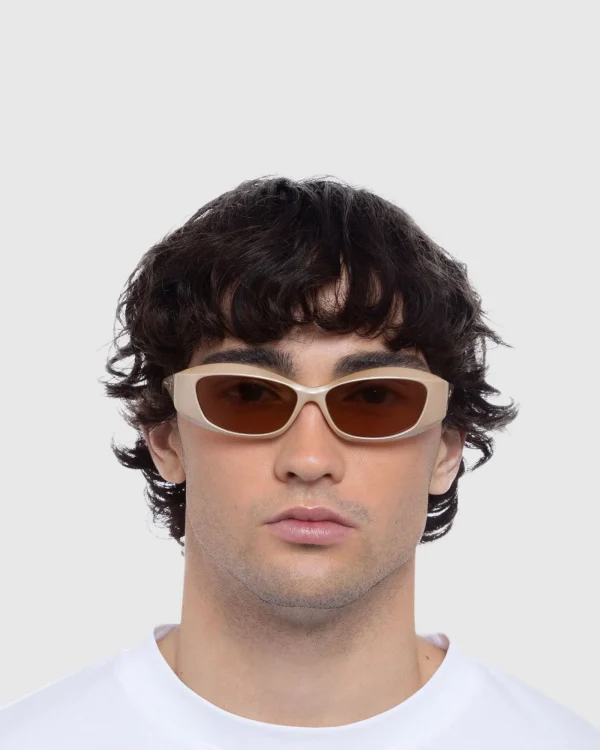 Cheap LE SPECS Swift Lust Sunglasses Pearl Nougat