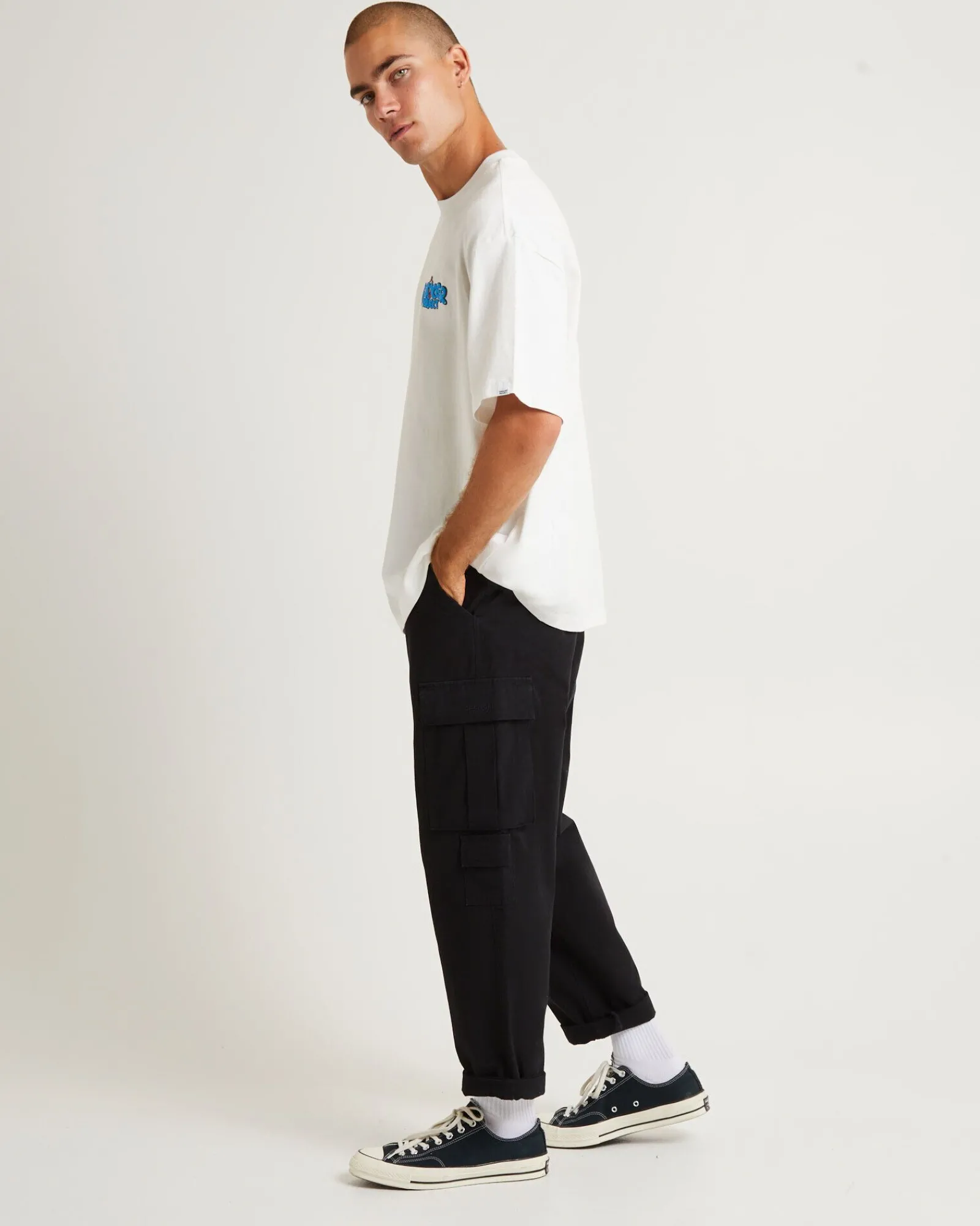 tagger_short_sleeve_tshir_3.webp Store SPENCER PROJECT Tagger Short Sleeve T-Shirt White