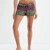 New INSIGHT Tahnee Tribal Print Lace Up Boardshorts Assorted