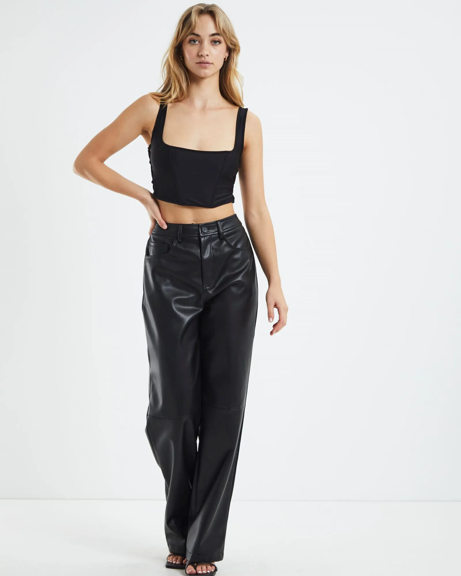 tampa_strappy_corset_blac_3.webp Fashion LOVE NOTES Tampa Strappy Corset Black