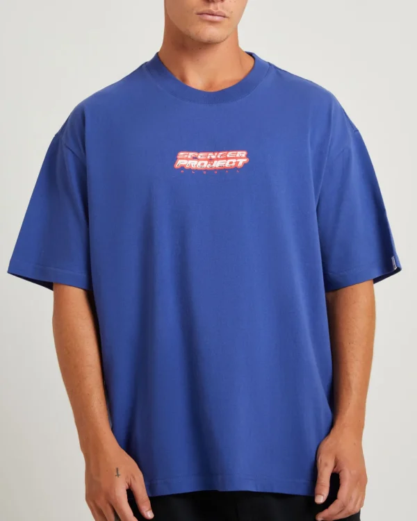 New SPENCER PROJECT Tech Short Sleeve T-Shirt Navy