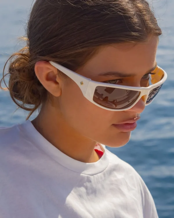 Flash Sale PETA AND JAIN Tempo Sunglasses Ivory Brown Mono