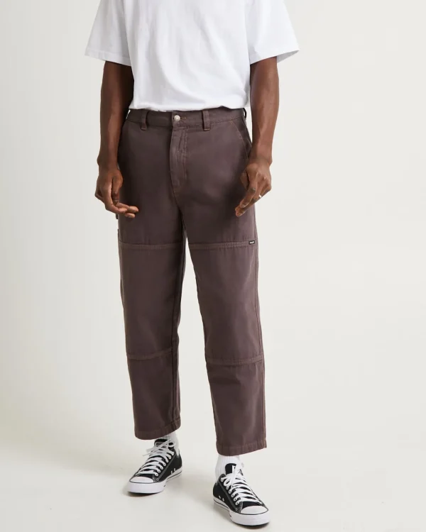Discount INSIGHT Timer Canvas Double Knee Pants Brown