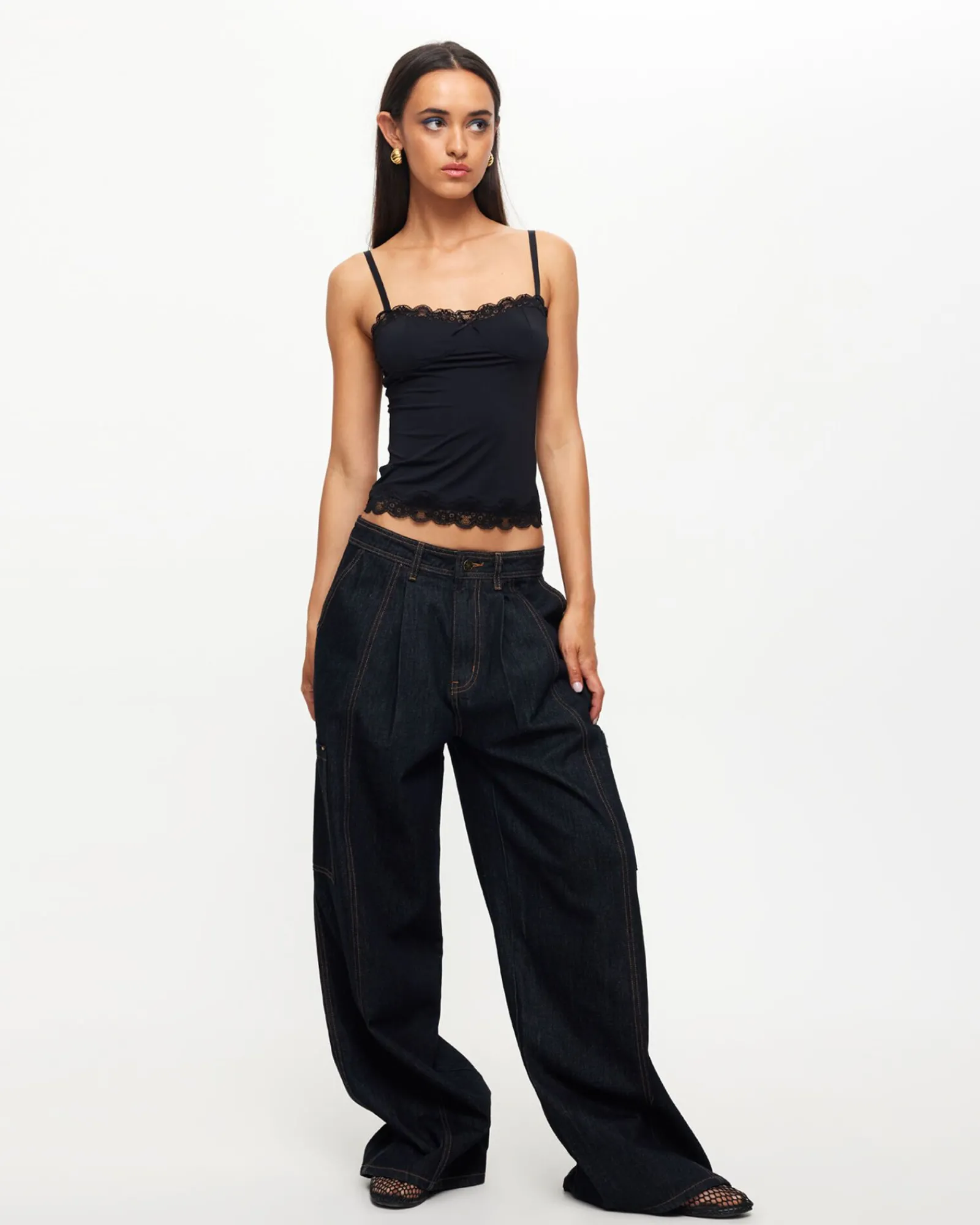 top_model_cami_in_black_0.webp Fashion LIONESS Top Model Cami In Black