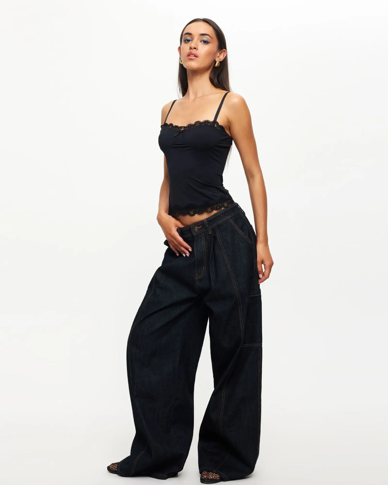 top_model_cami_in_black_1.webp Fashion LIONESS Top Model Cami In Black