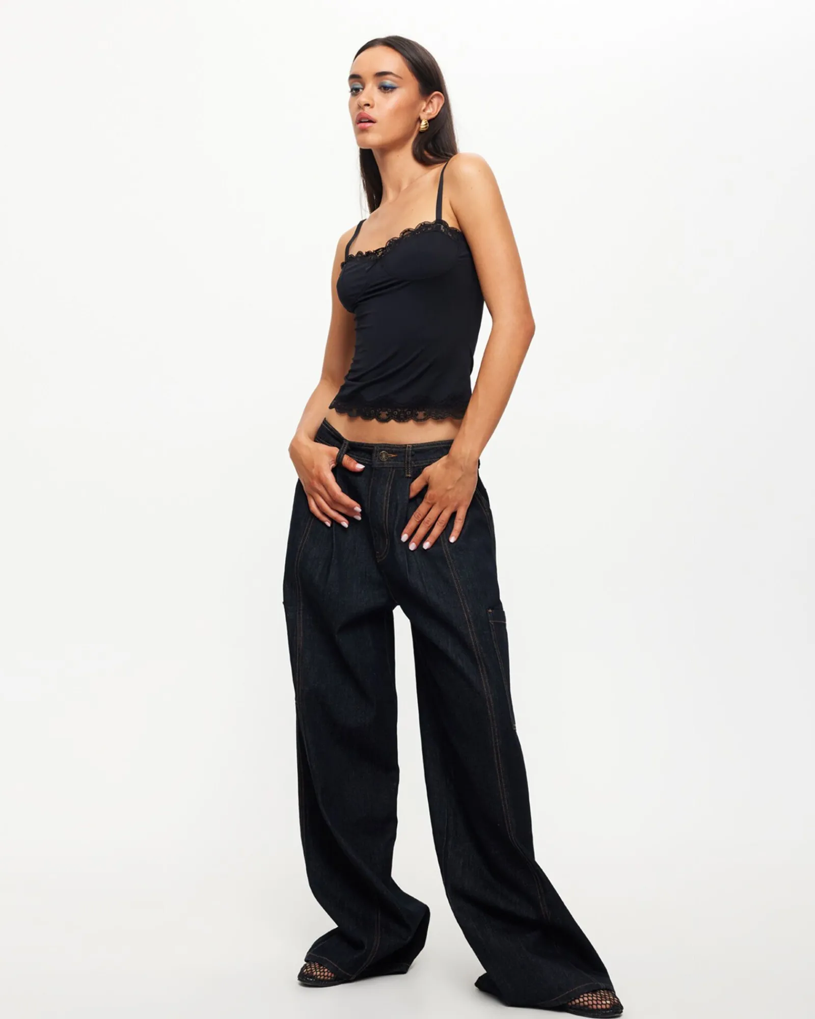 top_model_cami_in_black_3.webp Fashion LIONESS Top Model Cami In Black