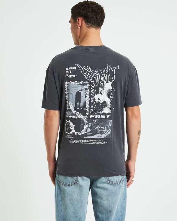New INSIGHT Transform Short Sleeve T-Shirt In Vintage Black