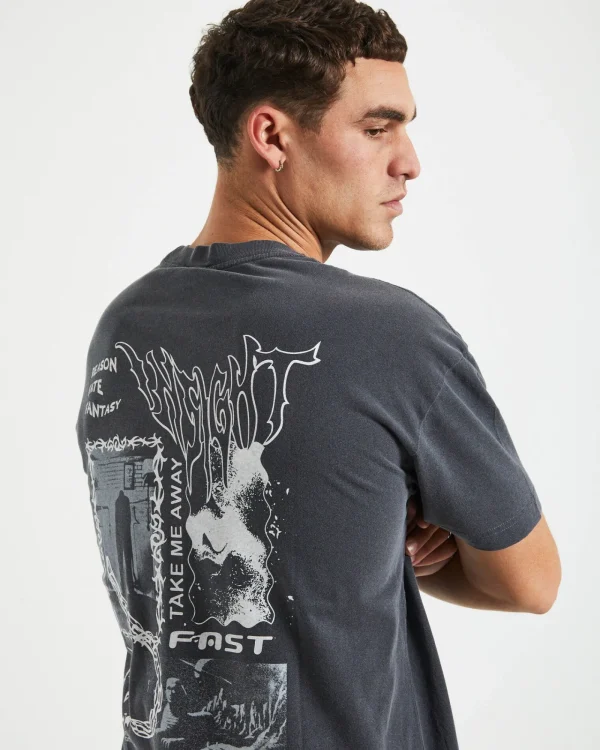 New INSIGHT Transform Short Sleeve T-Shirt In Vintage Black