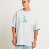 Cheap MITCHELL & NESS Tri Logo Celtics Oversized Short Sleeve T-Shirt In Vintage Grey Marle