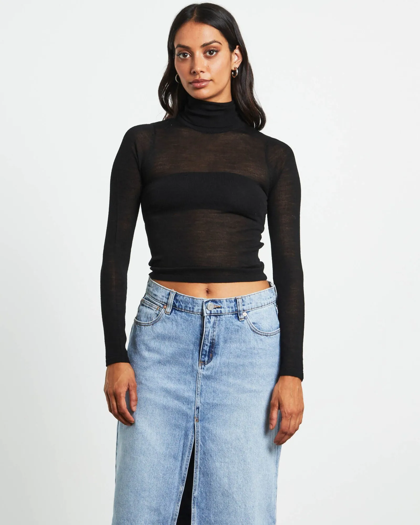 turtle_neck_long_sleeve_t_4.webp Cheap STUDIO Turtle Neck Long Sleeve Top In Black