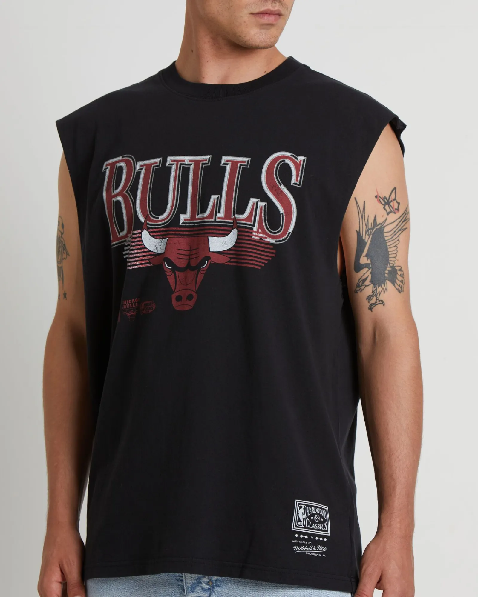 underscore_bulls_muscle_t_4.webp Outlet MITCHELL & NESS Underscore Bulls Muscle Tee In Faded Black