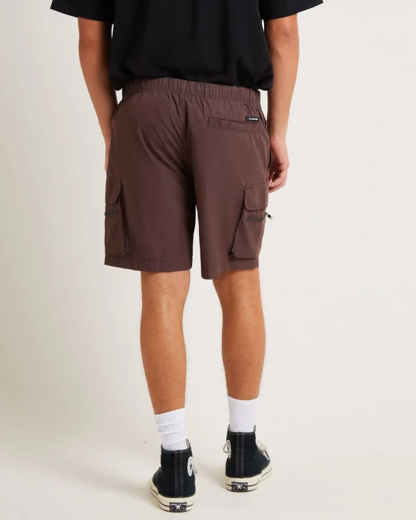 Outlet STANDARD JEAN CO Utility Shorts In Umber Brown