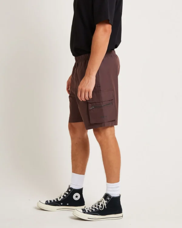 Outlet STANDARD JEAN CO Utility Shorts In Umber Brown