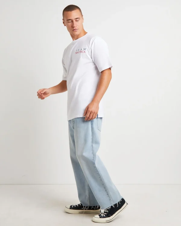 Best Sale NAUTICA Verstappen Short Sleeve T-Shirt In White