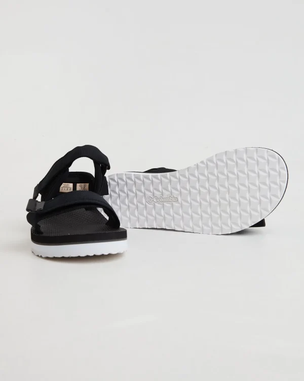 Store COLUMBIA Via Sandals In Black/White