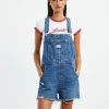Shop LEVIS Vintage Shortall Denim Overalls Meadow Games Blue