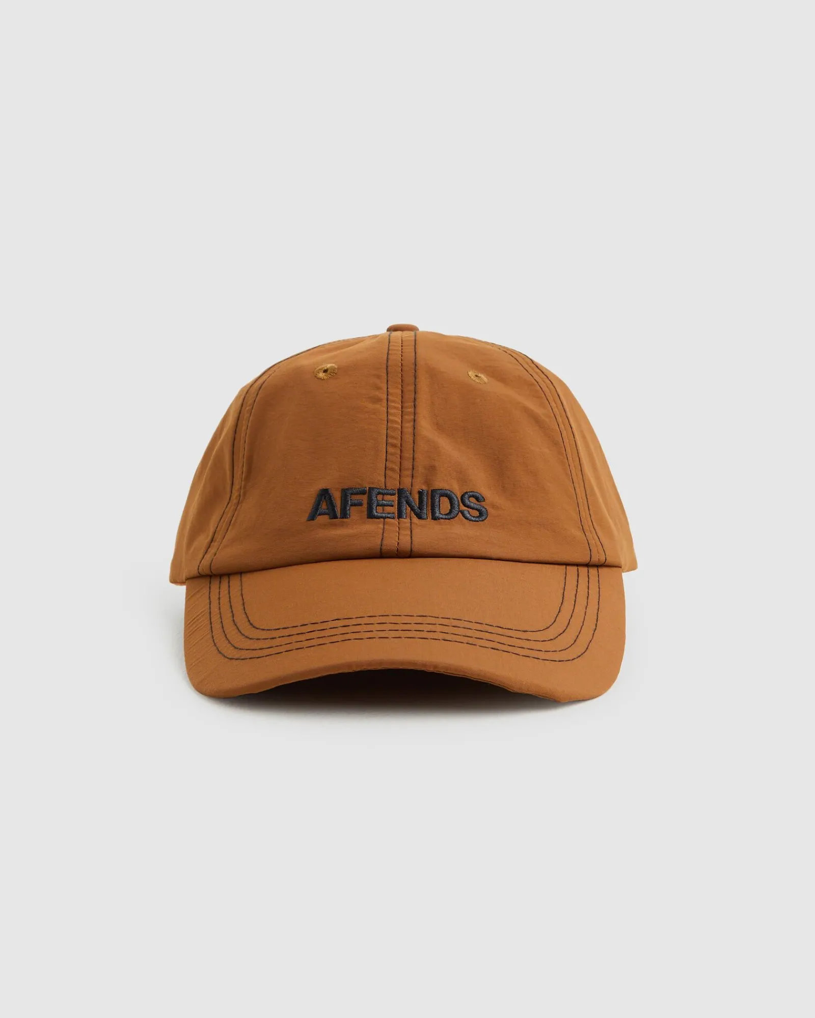 vinyl_recycled_six_panel__0.webp Online AFENDS Vinyl Recycled Six Panel Cap In Toffee