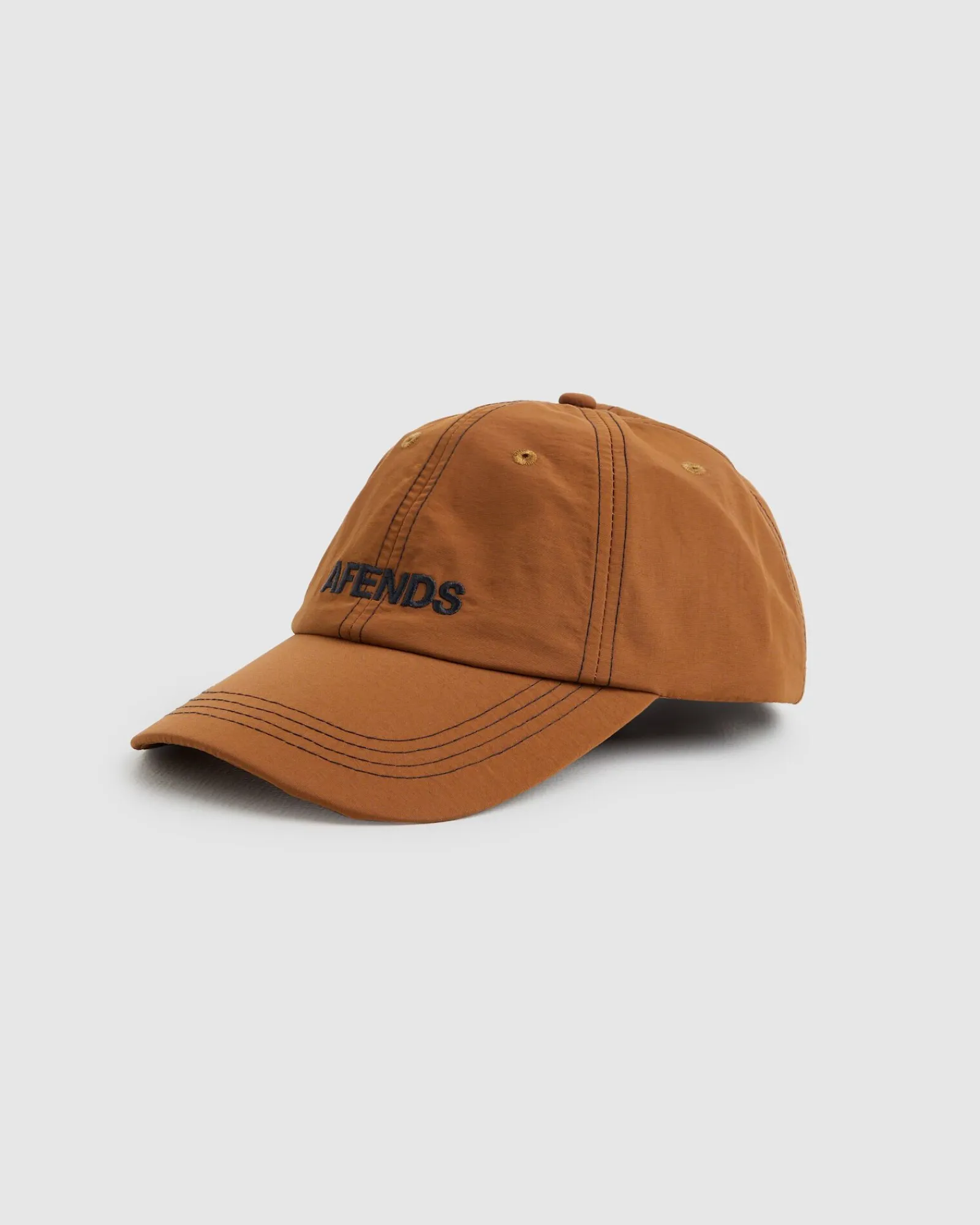 vinyl_recycled_six_panel__2.webp Online AFENDS Vinyl Recycled Six Panel Cap In Toffee