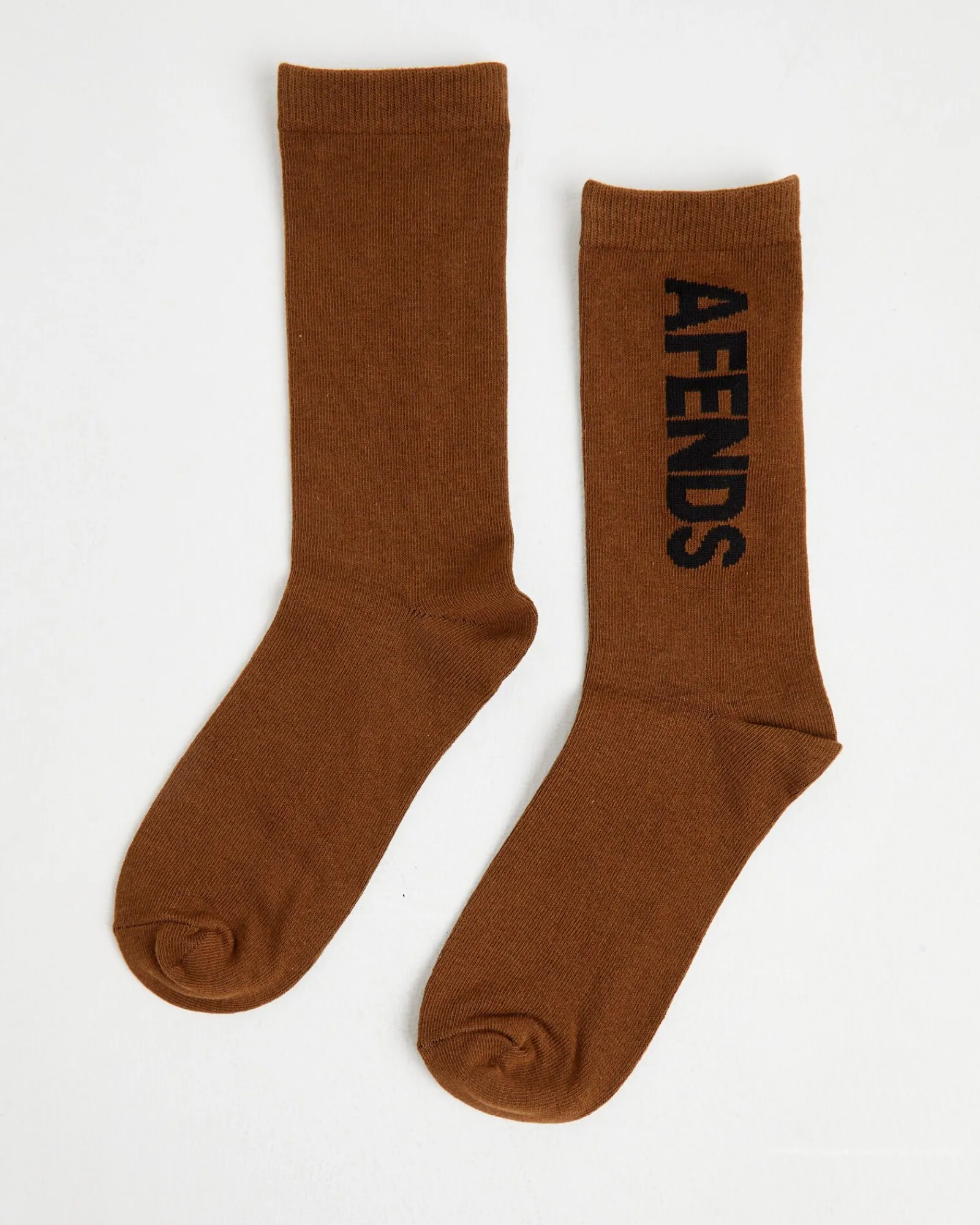 vinyl_recycled_socks__pac_1.webp Hot AFENDS Vinyl Recycled Socks 2 Pack - Toffee/Emerald