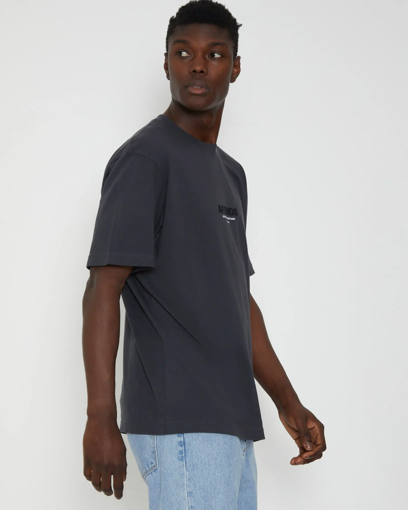 vinyl_retro_fit_short_sle_3-1.webp Hot AFENDS Vinyl Retro Fit Short Sleeve T-Shirt In Charcoal Grey