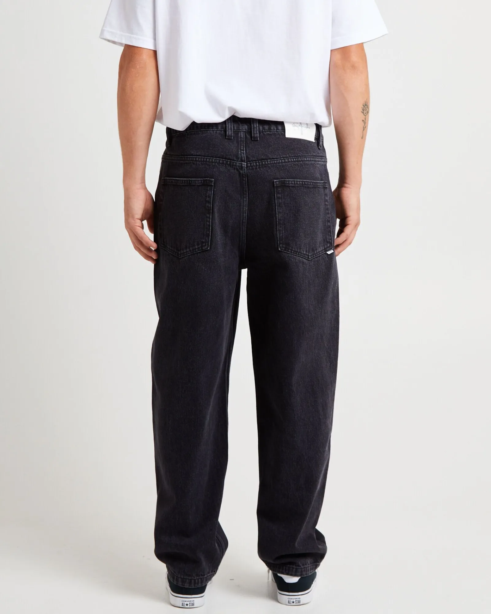 wide_boy_jeans_black_1.webp Fashion SPENCER PROJECT Wide Boy Jeans Black