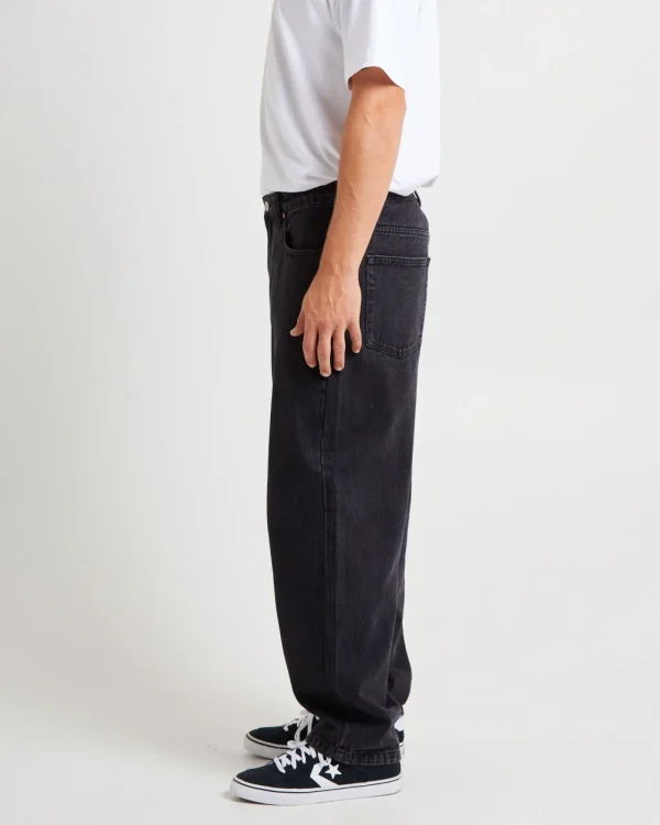 Fashion SPENCER PROJECT Wide Boy Jeans Black