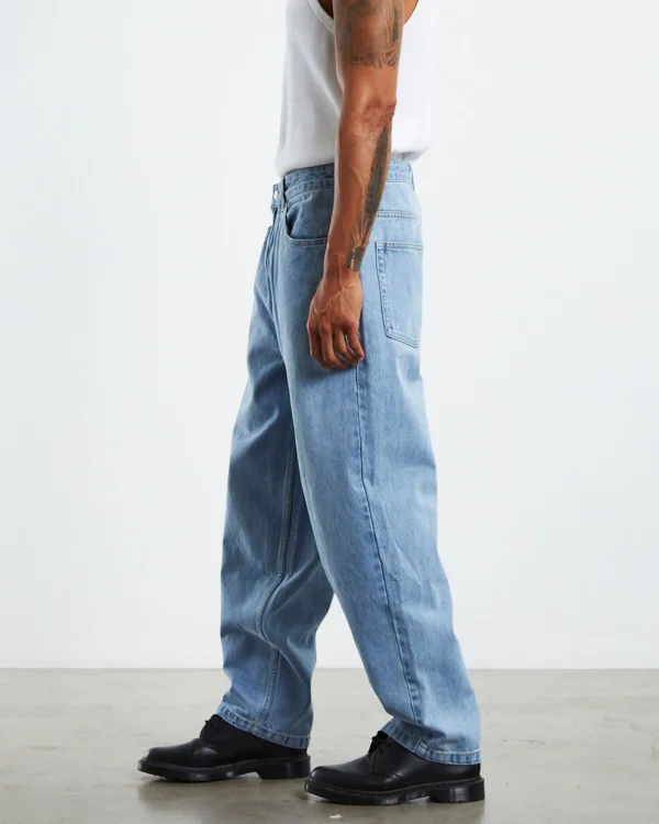 Shop SPENCER PROJECT Wide Boy Jeans 90'S Light Blue