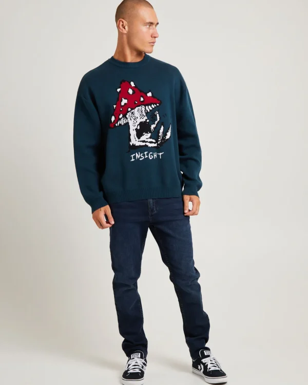 Fashion INSIGHT Wired Intarsia Knit Jumper