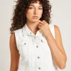 Clearance LEVIS Xs Vest In The Cloud White