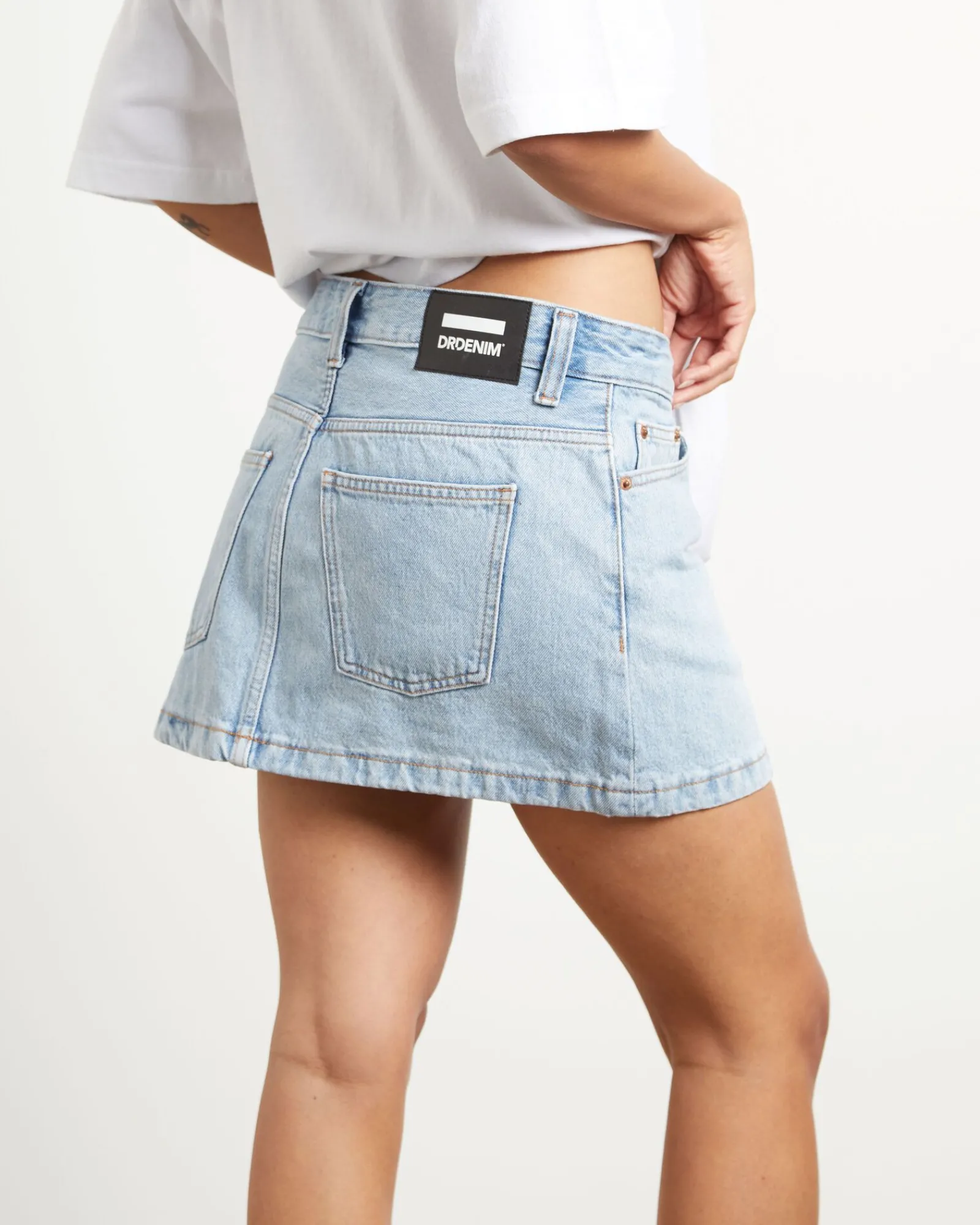 ziggy_denim_mini_skirt_in_4.webp Cheap DR DENIM Ziggy Denim Mini Skirt In Stream Light Retro